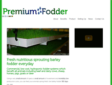 Tablet Screenshot of premiumfodder.com